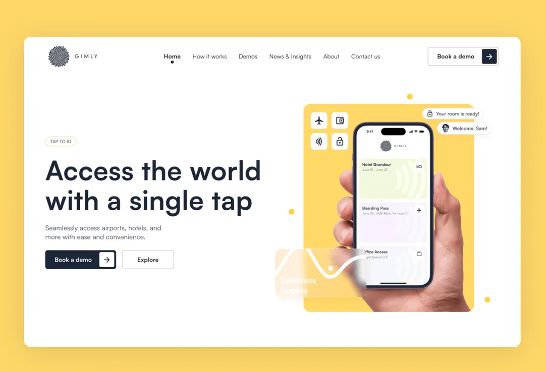 Webflow page example
