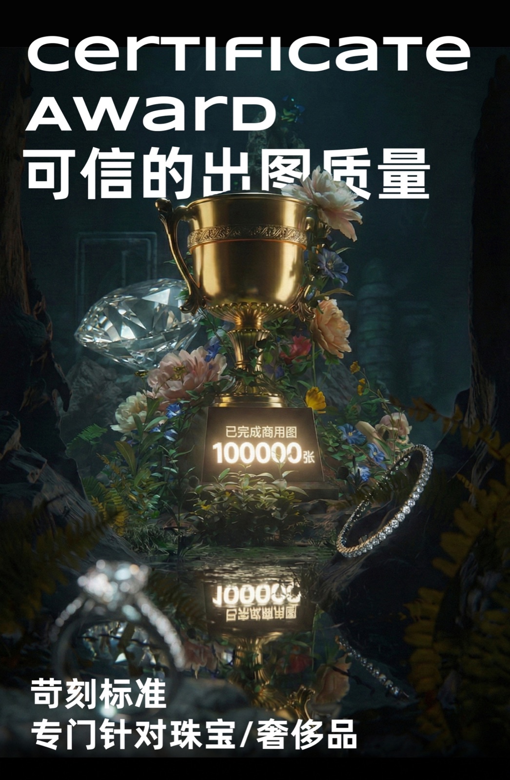 JEWELX 可信出图质量与商用出图数量展示