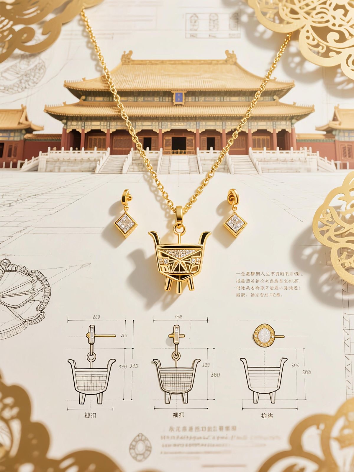 宫殿金饰设计图